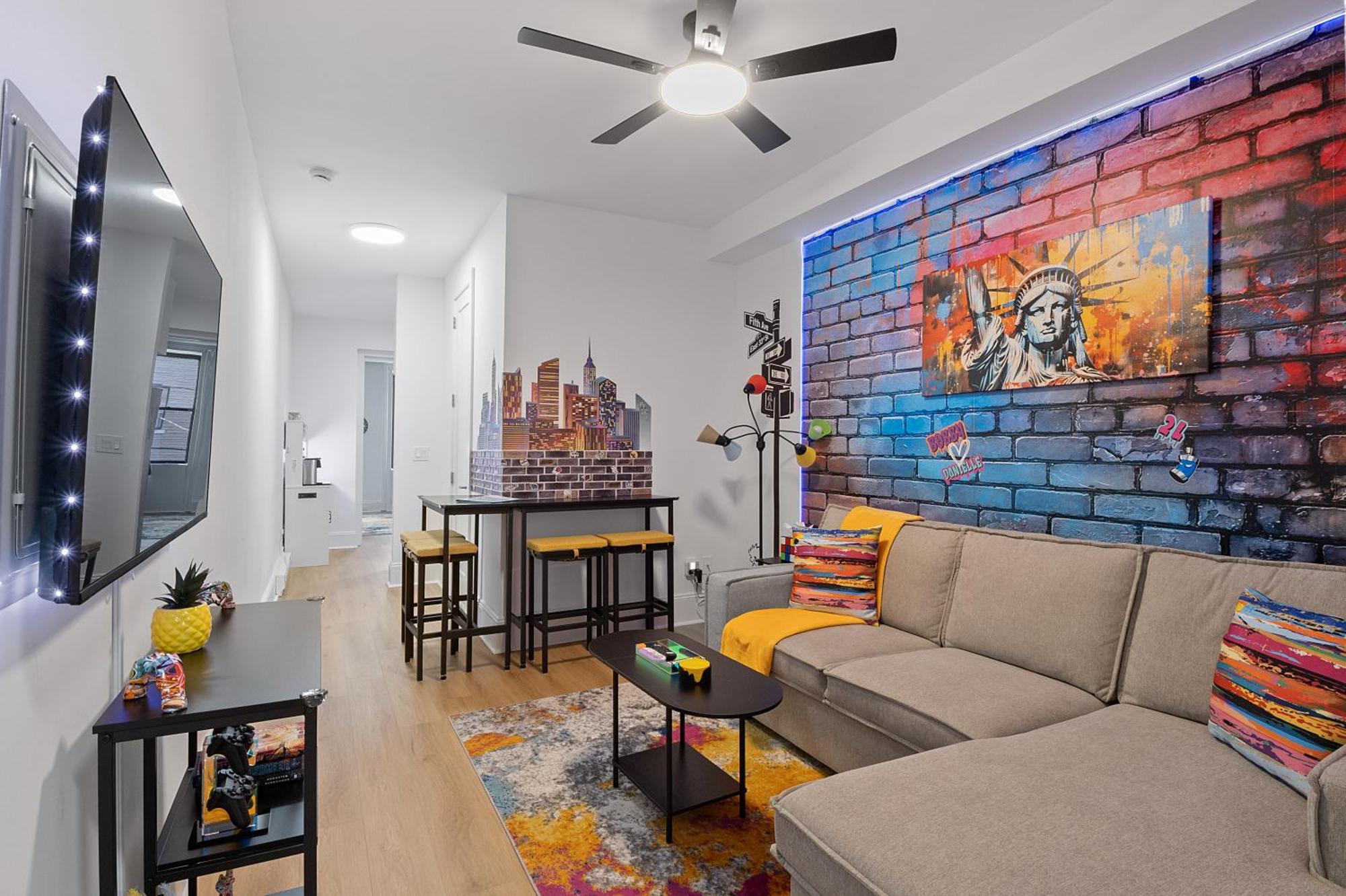 Funky & Colorful Urban Getaway, 20 Minutes To Nyc Διαμέρισμα Χόμποκεν Εξωτερικό φωτογραφία